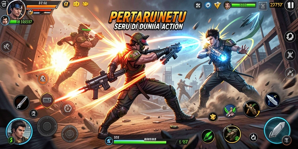 Gameplay menegangkan dengan aksi yang intens di 2757.