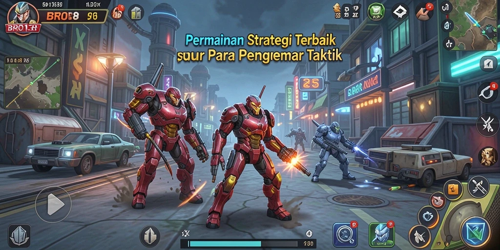 Tampilan screenshot utama BRO138 saat menunjukkan pertarungan strategi yang intens.