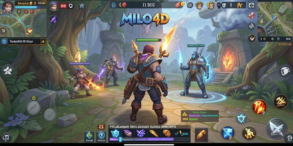 Gameplay seru dari MILO4D yang menampilkan aksi seru dan petualangan.